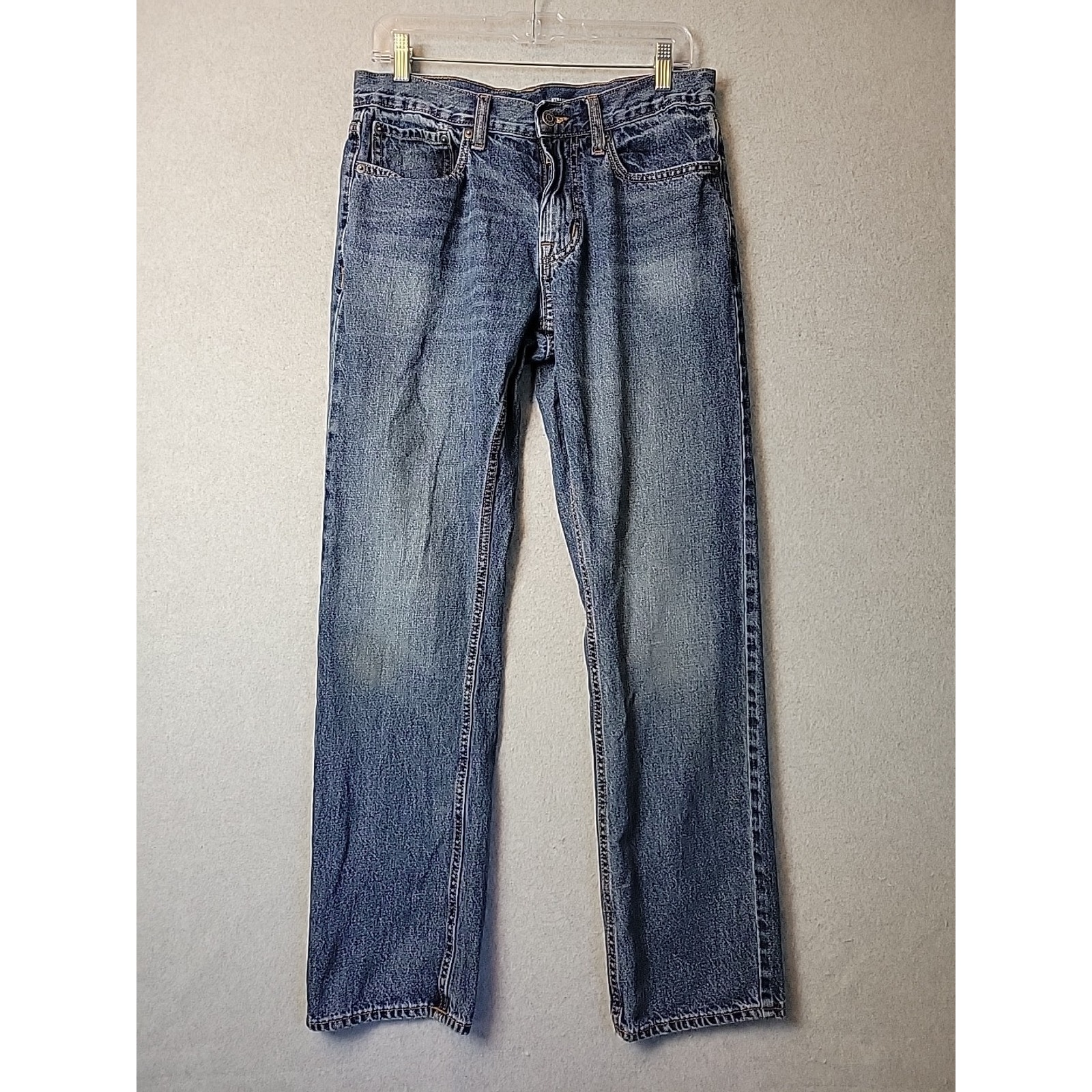 Old Navy Straight Built In Tough Cotton Denim Mid Rise Jeans Men's Size 32x32